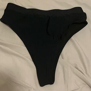 Black High-Cut Bikini Bottom !Never Worn!